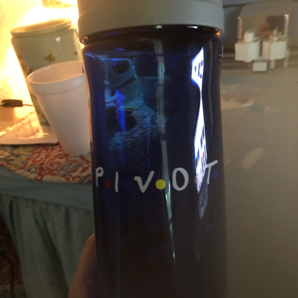 Water bottle with saying